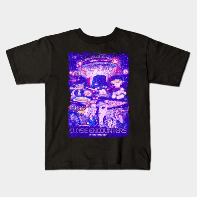 E.T. And Beyond Roy Neary's Close Encounters Story Kids T-Shirt by MakeMeBlush